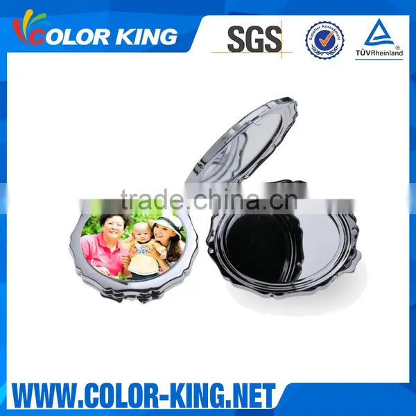 Cheap Sublimation Blank Compact Printable Portable Metal Dressing Mirror photo-5