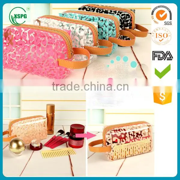 Customized Printed PVC Clear Handled&zipper Plastic Packaging Bags for Garment photo-5