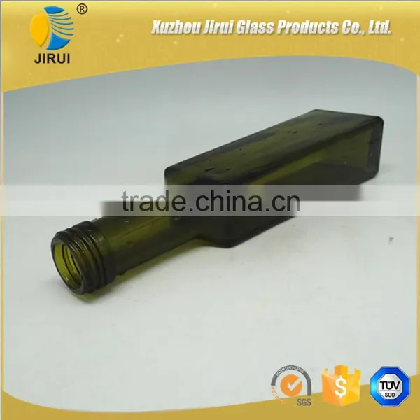 260ml Square Amber Glass Wine Bottle With High Quality photo-4