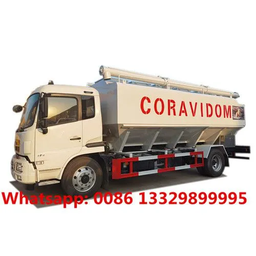 High Quality DONGFENG TIANJIN 10T-12T Animal Feed Pellet Transported Vehicle for Sale photo-4