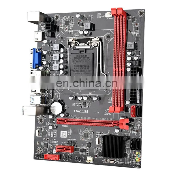 China Supplier Motherboards B75 Support Urfi Oem Lga1155 B75 Pc Motherboard For Gaming photo-5