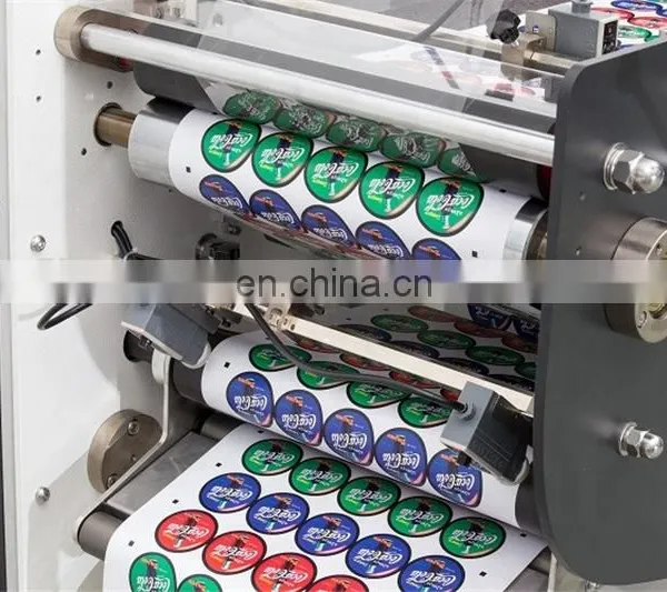 UD320 Automatic Medicine Hangtag Hang Tag Label Digital Die Cutting Machine, PAPER PP PE FILM Roll Sticker Rotary Die Cutter photo-4