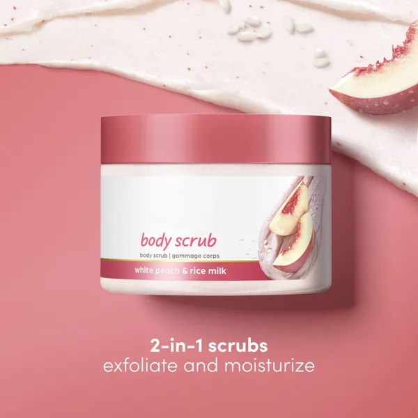 OEM Body Scrub Natural Peach 2 in 1 Face and Body Scrub photo-2