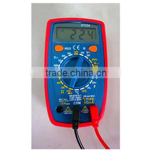 mini and portable digital multimeter with backlight