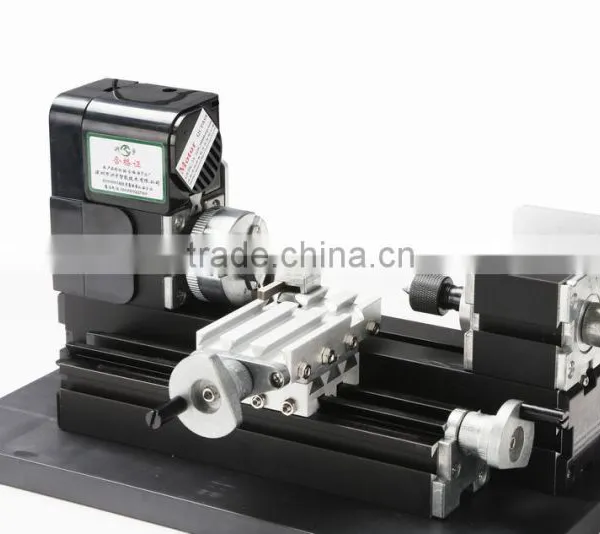 24 Watts Motor Mini Metal Hobby Lathe Z20002M for Wood Working , Soft Metal Process photo-2