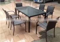 Quality Assured Easy-cleaning Low Price China Furniture Outdoor Brown Wicker Sofa photo-3