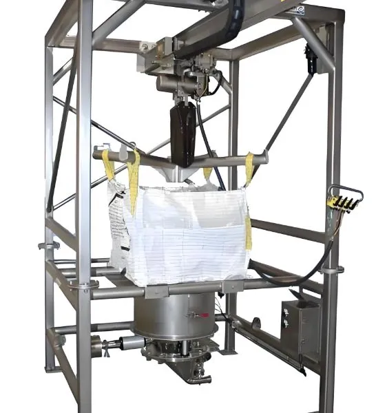 Bulk Bag Jumbo Bag Unloading System Ton Bag Unloading Machine Discharge Bulk Powder Handling Machine photo-3