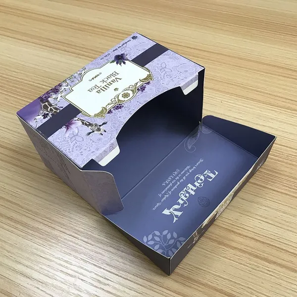 Double Sided Print Tea Coffee Nuts Kernels Paper Boxes Wholesale Soap Hand Fold Packaging Box photo-5