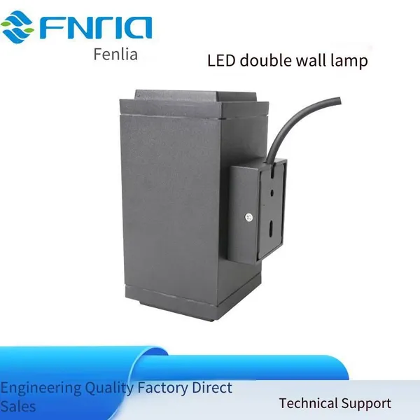 Led Outdoor Waterproof Wall Lights, Single-head or Double-head, Square or Round, 10w or 20w, Single-color Beam, 512 With Controller photo-5