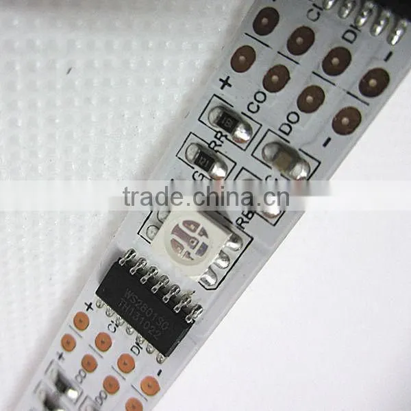 5M WS2801 LED Strip 32 LEDs/M RGB Waterproof Individually Addressable Full Color WS2801 Chip IP67 DC5V photo-2