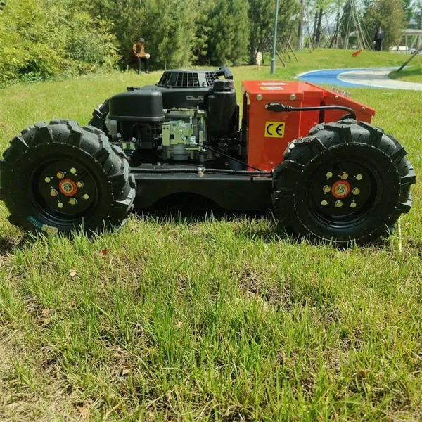 Petrol Cordless 4-Stroke Industrial Grade Self Propelled 20-Inch Cutting Blade Multifunctional RC Grass Cutting Machine photo-2