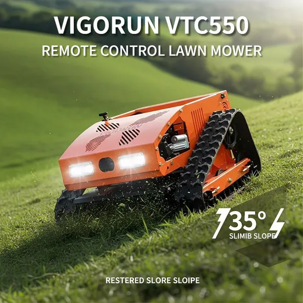 Vigorun Auto Mower Working Degree 35° Long Service Life Tracked Chassis for Wetlands & Marshes photo-2