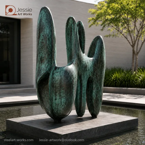 Iron Abstract Sculpture photo-3