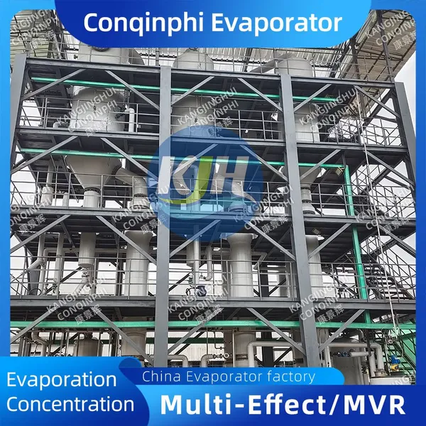 Industrial Three-Effect Continuous Evaporative Crystallizer 316L Material 15kW Energy Efficient photo-2