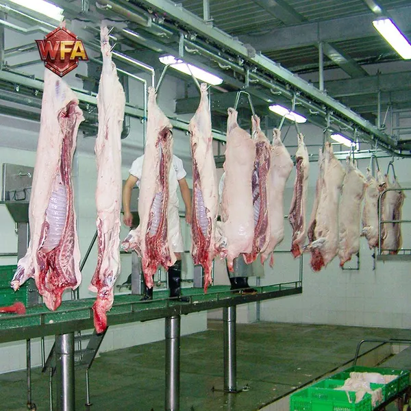 HACCP Pig Swine Slaughterhouse Line Abattoir Machine Meat Processing Plants Industrial Slaughterhouse Machinery Installation photo-2