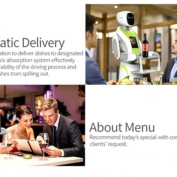 Professioneller intelligenter Lebensmittel-Lieferroboter mit Vollprozessgarantie für Hotels und Restaurants photo-5