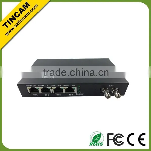 4 Ports and 2 SFP Ports Gigabit Ethernet Optical Fiber Switch photo-2