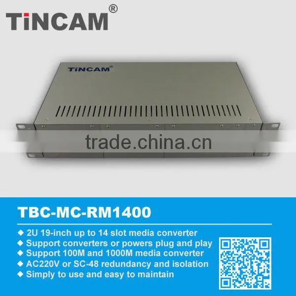 2U 19''16 Slots Fiber Chassis With DC40V+DC48V photo-4
