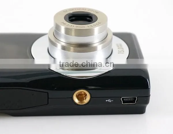Hot 2.7"15.0MegaPixels Popular Cheap Optical Digital Camera With Zoomer Lens/Anti-Shake/Face Detect/Simile Capture photo-5
