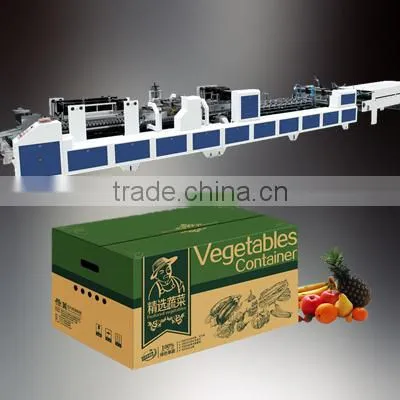 2016 Hot Selling HX-GAP Full Automatic corrugated box making corrugated box manufacturing machinery