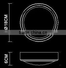 GX53 1*7W LED Ceiling Light Bathroom Ceiling Lamp photo-2