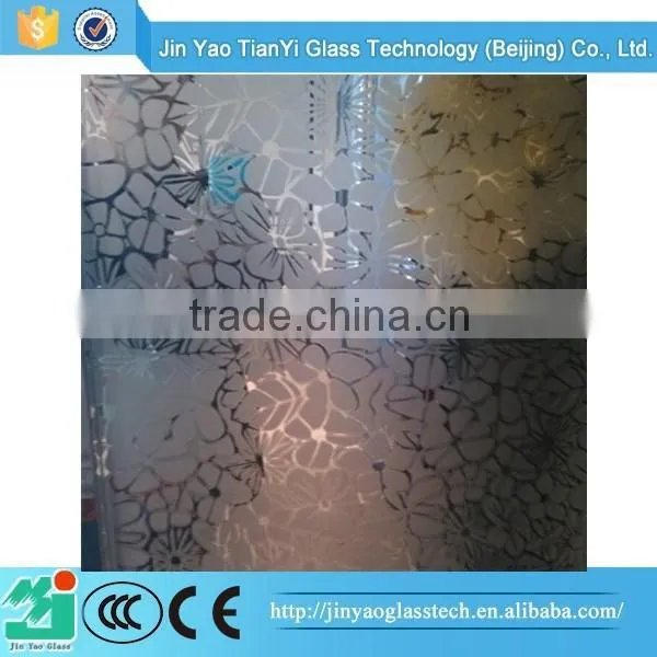 33-19mm Acid Etched Glass for Door photo-5