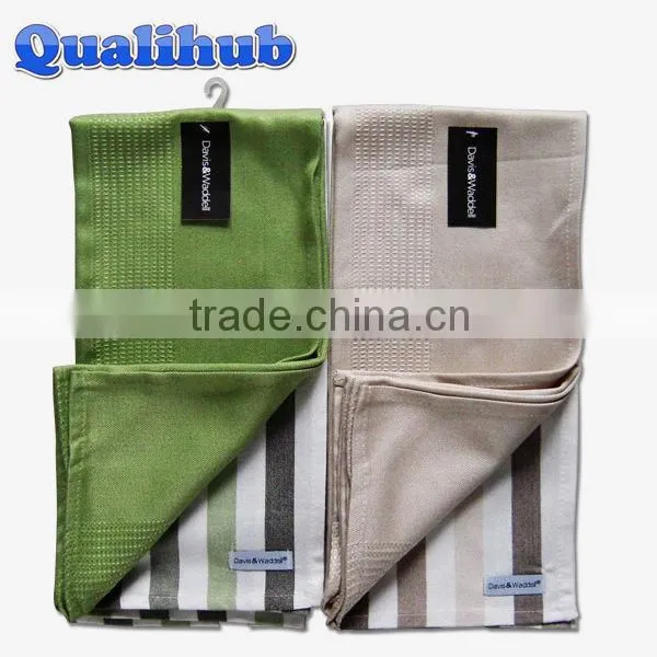 100%bamboo Yarn Dyed Kitchen Towel Set