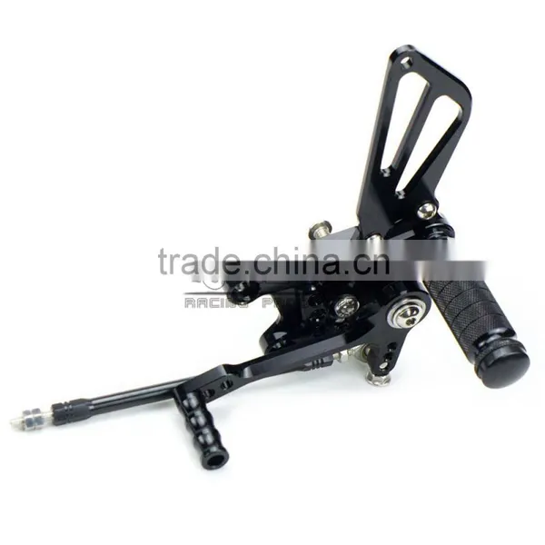 ARS-K1 Top Quality CNC Alloy Aluminium Adjustable Motorcycle Foot Rests for Suzuki GSX-R750/600 photo-4