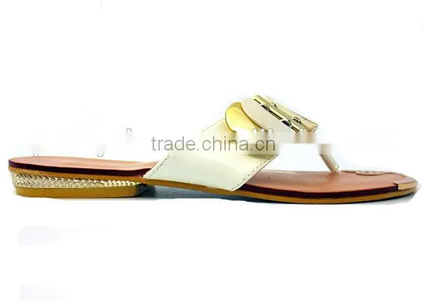 Fashion Design Comfortable Lady Fancy Flat Slipper Flip Flop