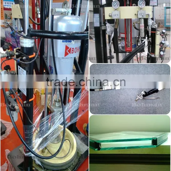 Insulated Glass Silicone Extruder Double Glass Coating Machinery photo-4
