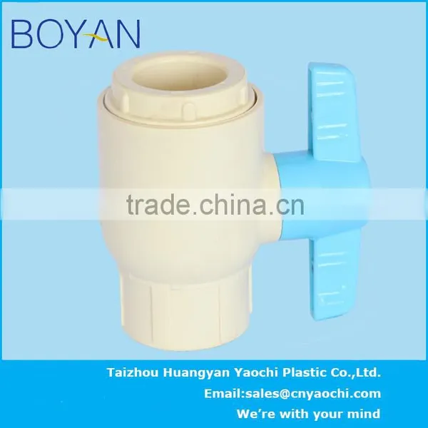 BOYAN Taizhou Huangyan Plastic ASTM2846 Cpvc Ball Valve photo-3
