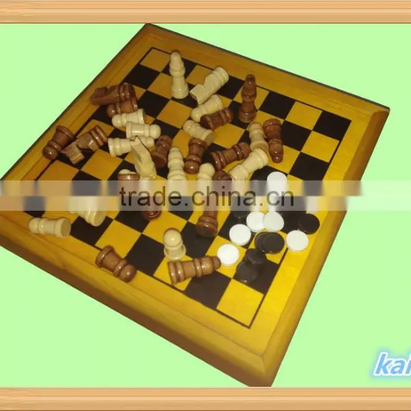 5 in 1 Wooden Game Set Wholesale Multi Chess Set Quality Choice photo-3