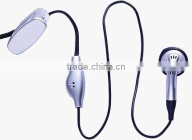 WF-157H Computer Earphone With Clip Microphone and Volume Control Control