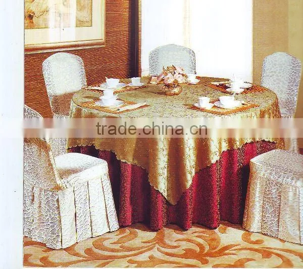 Decoration Hotel Round Table Cloth and Chair Cover