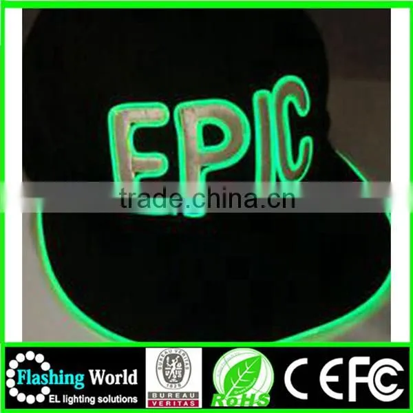 Neon Whoelsale Promotional Led Snapback Caps photo-2