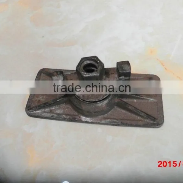 Formwork Cast Steel Wing Nut With Plate Tie Nut Anchor Nut With Plate photo-3
