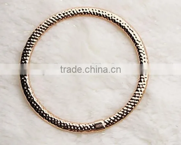 Rose Gold Snack Chain Thin Cuff Bangle Bracelet photo-4