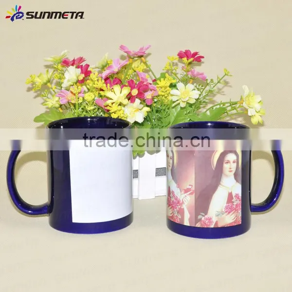 Sunmeta India Hot Sale 11oz Sublimation Mug Patch Mug Cup Sublimation SKB07 photo-3