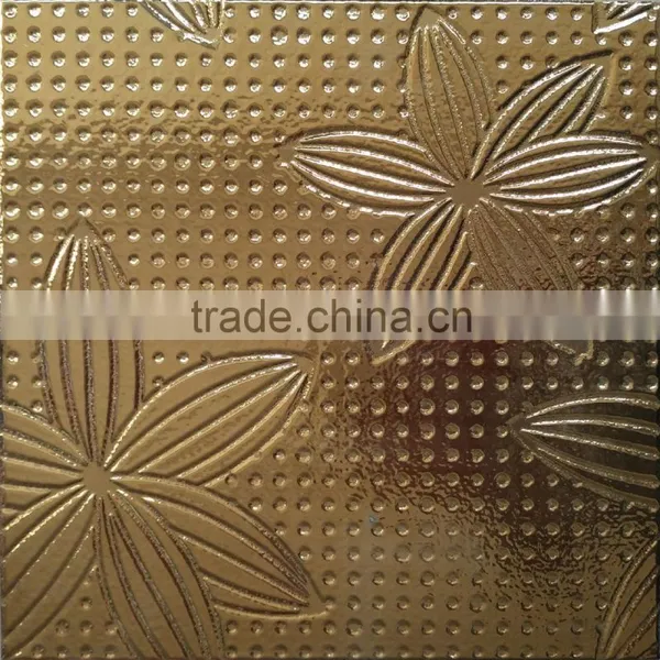 Gold Wall Tiles for Indoor Wall Decoration From Fujian Factory 2016 NEW