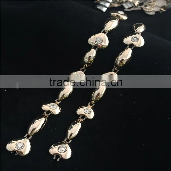 Hot Heart Shape Rhinestone Mesh Plastic Rhinestone Trimming Garment Accessories photo-4
