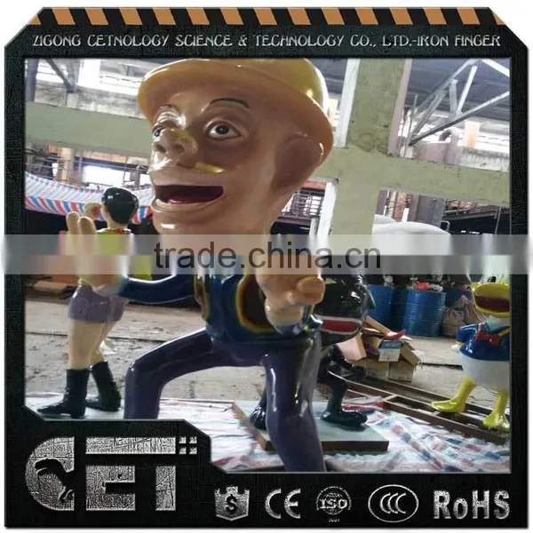 Fiberglass Figures Sculpture Fiberglass Statue Shopping Street Decoration photo-2