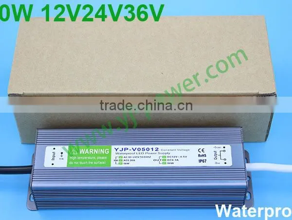 Waterproof Led Driver 50W 24V CE Rohs Approved Electric LED AC to DC Adapter photo-6