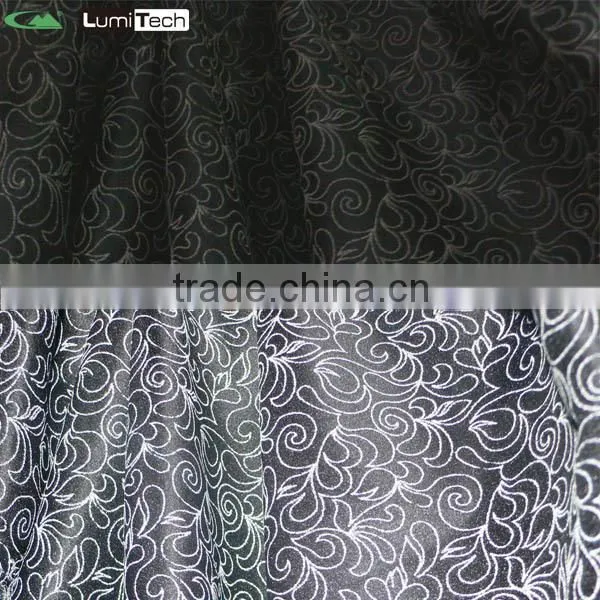 Grape Pattern Reflective Printing T/C Woven Print Fabric Reflective Waist Coat photo-2