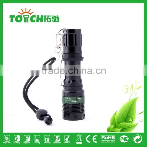Hand Light Hand Flashlight Torch Long Focus Beam Adjustable Torch for Bicycle Riding photo-2