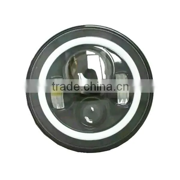 LED 7 INCH Harley Headlight 7" Round Led Headlight for Car and Motorcycle photo-3