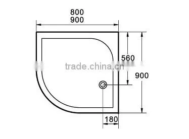 CUPC Shower Base Tray,shower Tray,resin Shower Tray photo-3