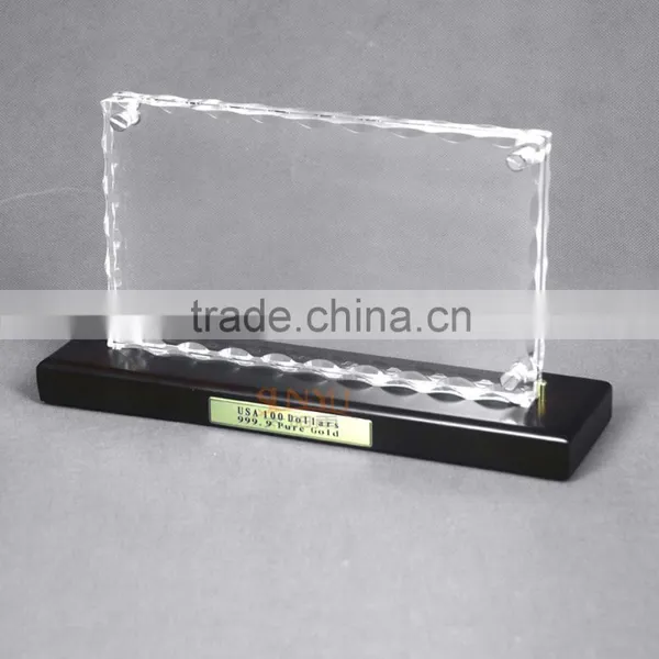 Customized High Grade Clear Acrylic Simple Advertising Block photo-2