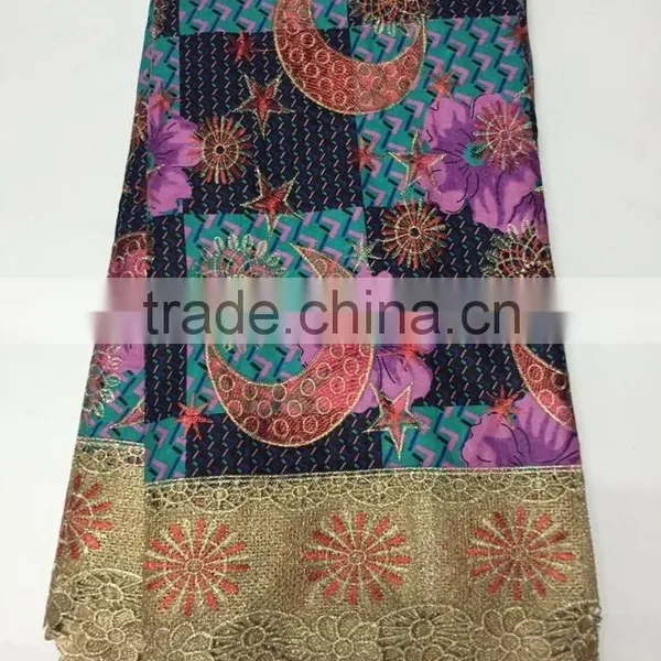 CL60012 2016 New Coming Fashion Hot Sale Nice Lace Designs With Wax Fabric French Lace
