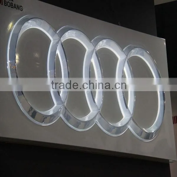 Stainless Metal Believe Digital Car Signs photo-3