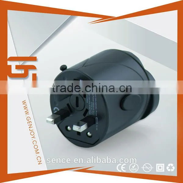 Genjoy All in One Universal EU AU UK US Travel Power Plug Adapter photo-6